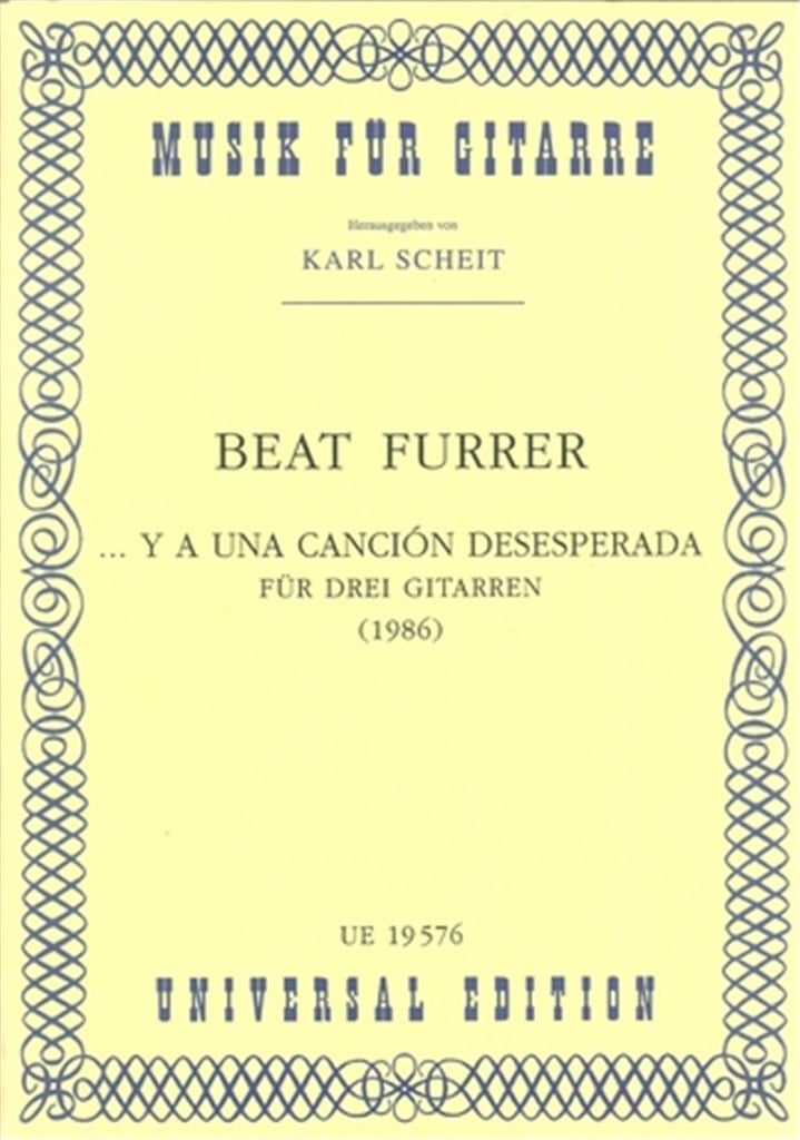 Y a una canción desesperada